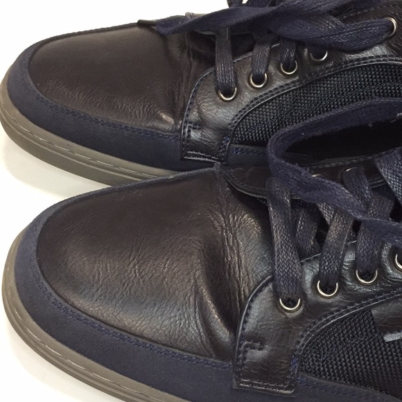 Steve Madden Men’s sz 12 navy sneaker tennis shoe - Picture 3 of 9